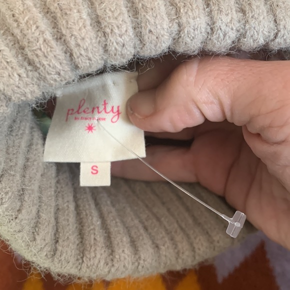 Plenty by Tracy Reese fringed pocket sweater. NWOT . Retail 278 - Picture 6 of 7